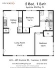 623-631 Brummel - 2 Bed