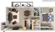 1BR/1BA