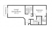 1 Bedroom/1 Bath