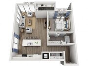 Floor plans are artist’s rendering. All dimensions are approximate. Actual product and specifications may vary in dimension or detail. Not all features are available in every apartment. Prices and availability are subject to change.