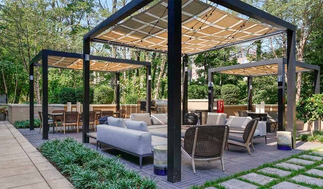 Spend time outside at the resident terrace which includes a grilling station and dining spaces