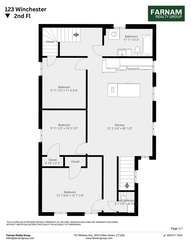 123 Winchester Ave Unit 2- Duplex