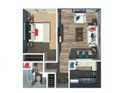 One Bedroom One Bathroom