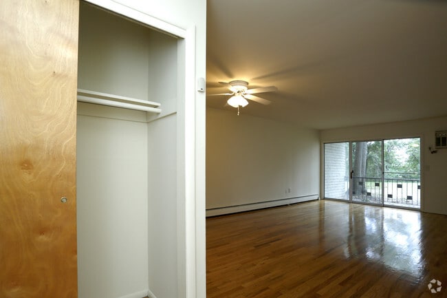 One Bedroom - Closet & Living Room