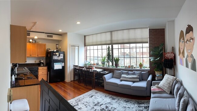 Living Area-Kitchen - 11 W 2nd St Unit 314