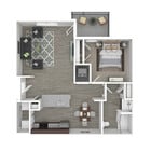 Skipjack - 1 Bed, 1 Bath, 838 sq. ft.