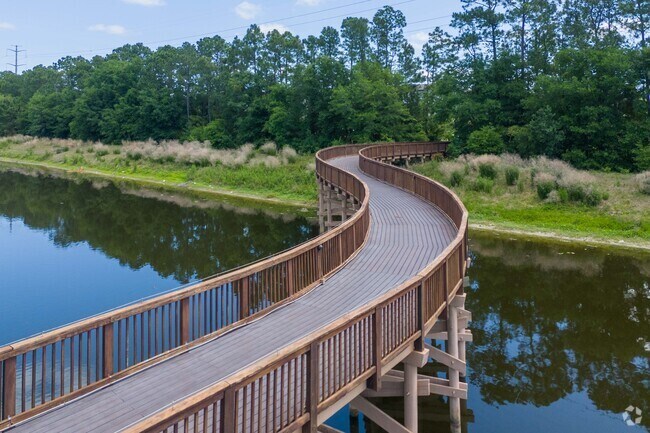 Private bridge to St Johns Town Center Mall