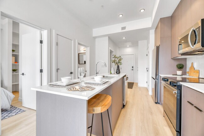 1BR, 1BA + Den - 664SF - Kitchen - BTYYC Residences