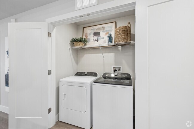 B1 Model - 2BR, 2BA - 1,113SF - Laundry