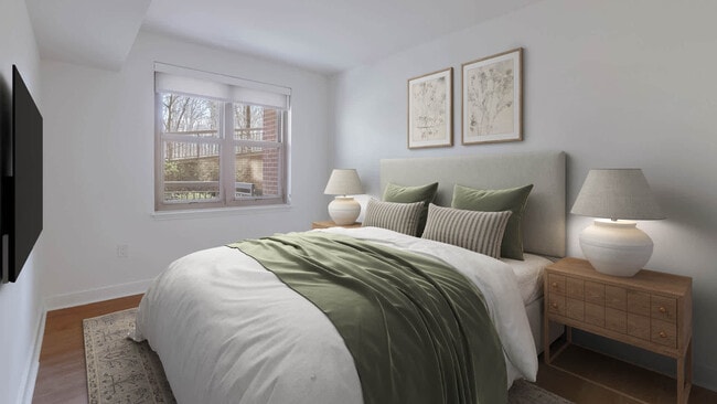 Bedroom with Hardwood Flooring