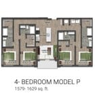 4 BR - Model P - Floor Plan