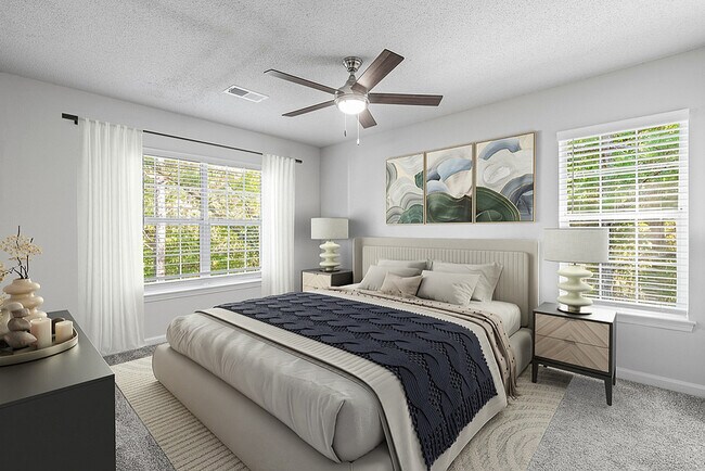 Renovated Bedroom - Retreat at Peachtree City