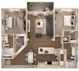 3B1 floor plan The Leo LoSo