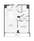 Sonnet - Urban One Bedroom - 1 Beds - 1 Baths - 543 Sq. ft.