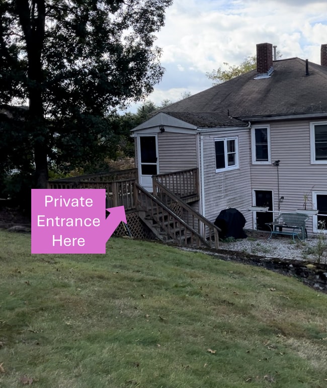 private entrance, back view, deck - 149 Mechanics St Unit 149