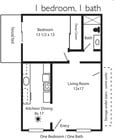 1BR/1BA