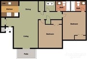 2BR/2BA