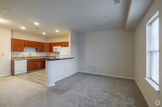 Estudio - 676 pies cuadrados - Cocina y sala de estar - Apartments at Richmond Square