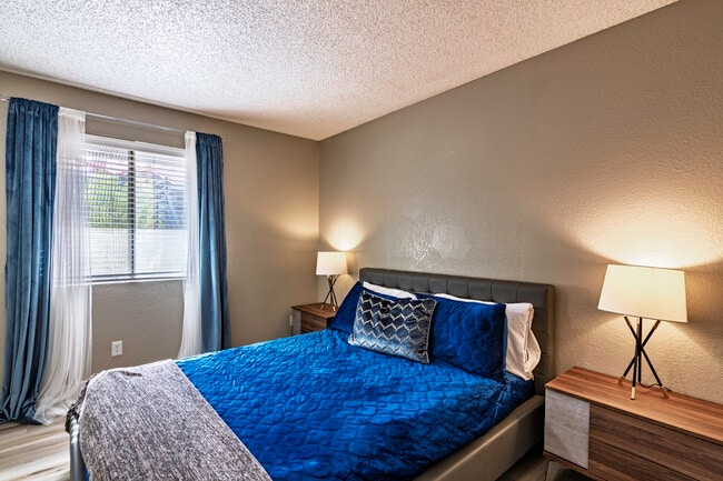 Two Bedroom Model Home Primary Bedroom