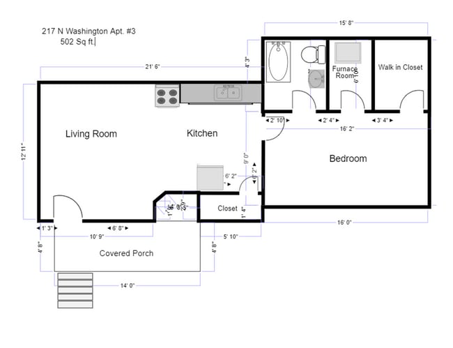 Photo - 217 N Washington St Unidad #3