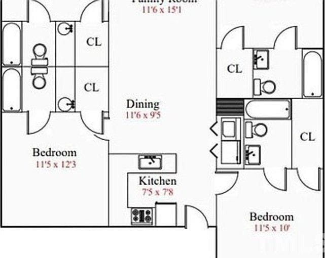 Photo - Room in Condo on Collegiate Cir