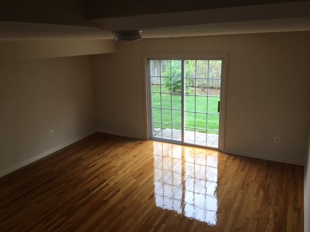 A & B Units: Dining/Living Area to Patio Area
