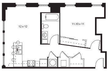 style 11 flooplan - Unit Style 11