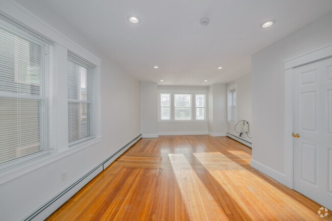 1BR, 1.5BA - 1,300SF - Living Room - 98 Knight St