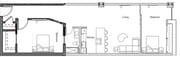 2BD1BA Floor Plan