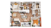 B2 floor plan Broadstone Oak City