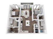 B1 floor plan Grove Central Residences