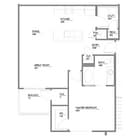The Woodland floor plan Sugar Creek Apartments