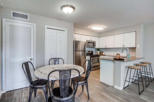 Model. Kitchen and Dining Room area.
