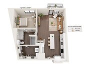 Plano de planta A1B The Taylor at Greenway