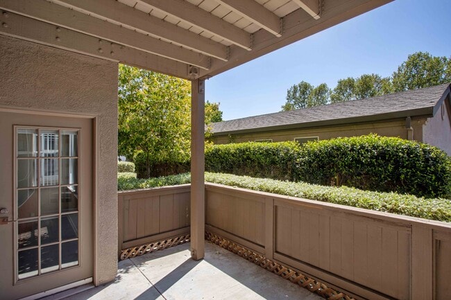 Semi-private patios
