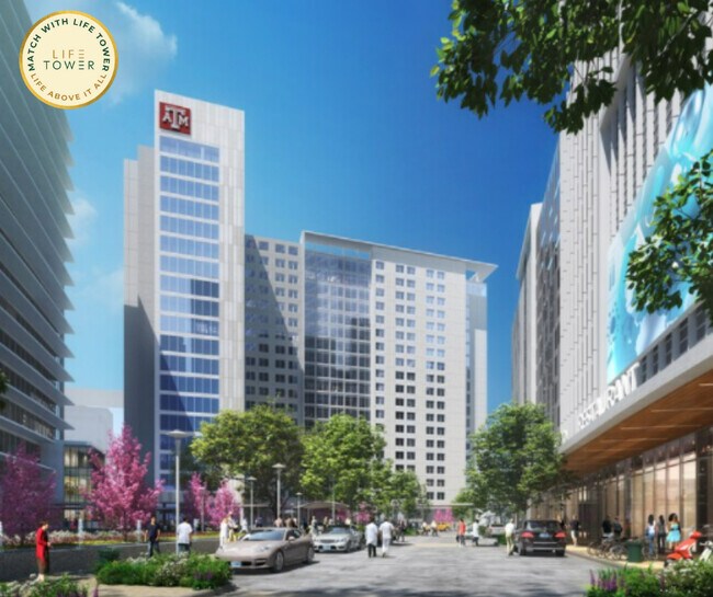 Life Tower Apartments Rice University OffCampus Housing Search