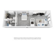 Spencer - Studio, 1 Bath, 622 sq. ft.