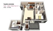 1 BED / 1 BATH