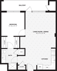 A2 floor plan 225 N Calvert