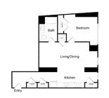 Serenity - A15.2 - 1 Beds - 1 Baths - 715 Sq. ft.