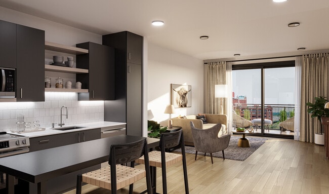 Cocina Sala de estar - The Wade