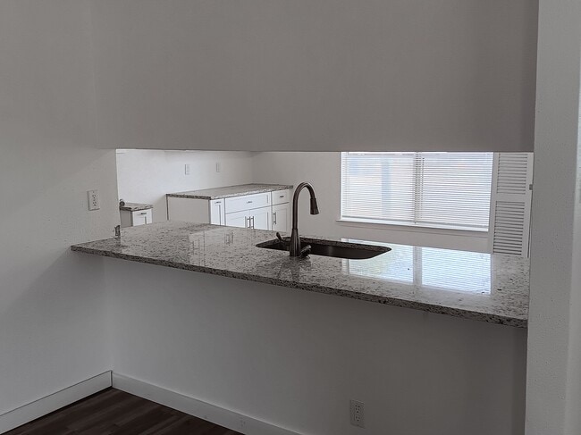 Kitchen from living room.