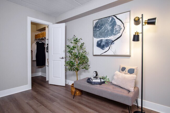 Featuring a spacious walk-in closet, stylish decor, and modern flooring, our bedrooms offer the perfect space for relaxation and organization.