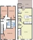 3BR/2BA