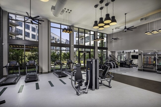 Our spacious fitness center offers a variety of equipment to meet your needs.
