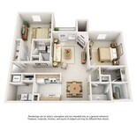 2 Bedroom | 2 Bath | 990 SF