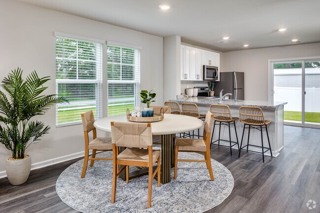 Dining room from living room