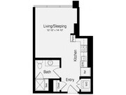 M2-A | Studio | 424 Sq. Ft.