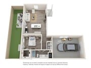 1 Bed Aura Twin with Garage
