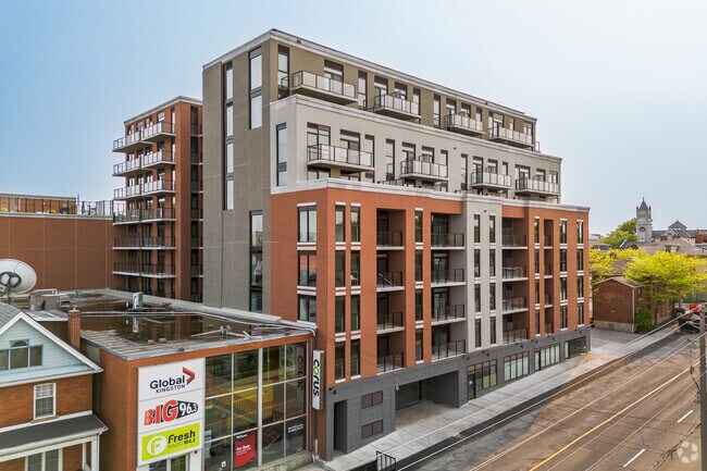 Queen St. Entrance - Crown Condos